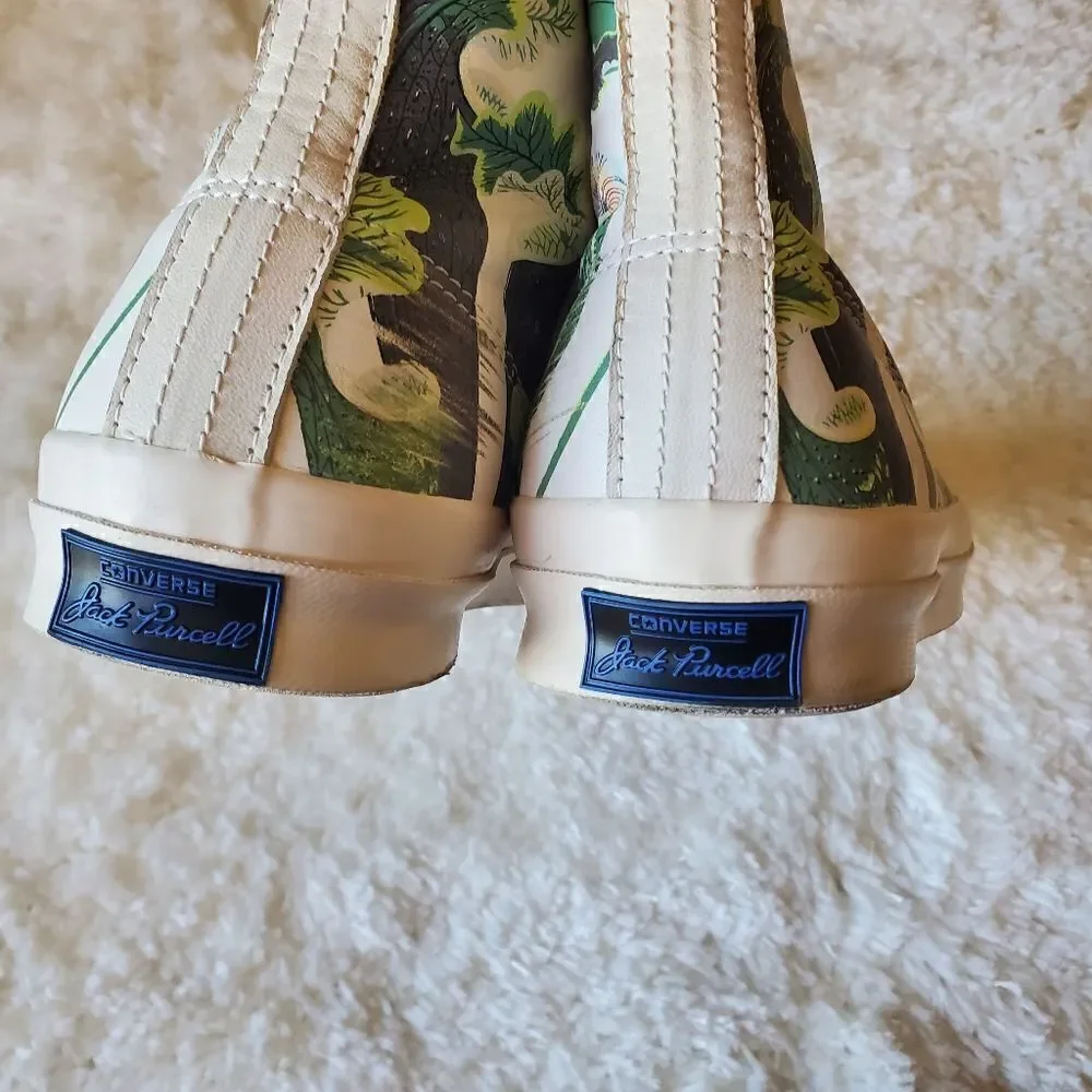 Converse Jack Purcell High Top Sneaker Womens Size‎ 10.5 Carnivorous Prin…